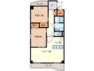 ブランジュ水広の物件間取画像